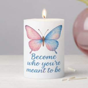 Butterfly Inspirational Candle Label