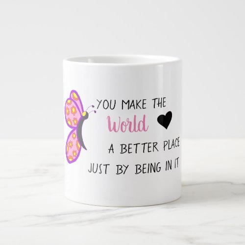 Butterfly Inspirational quote mug