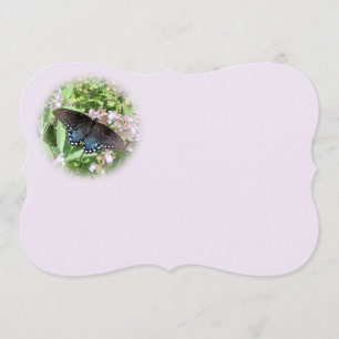 Butterfly Invitation or Greeting- Personalize
