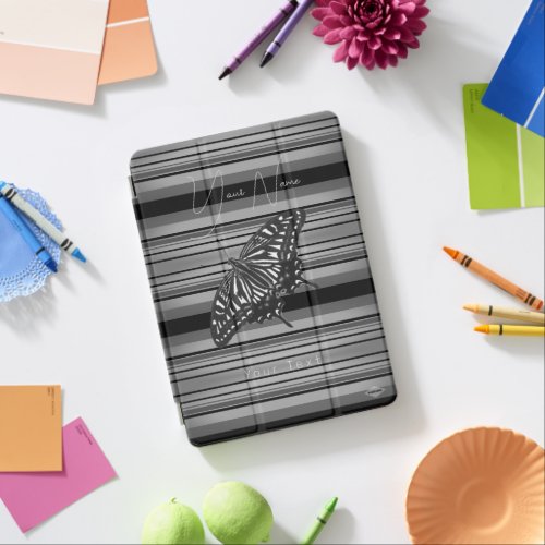 Butterfly iPad Case Gray HAMbyWG