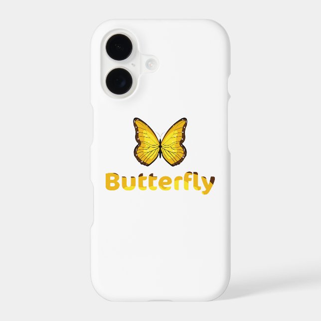 Butterfly Iphone Case (Back)