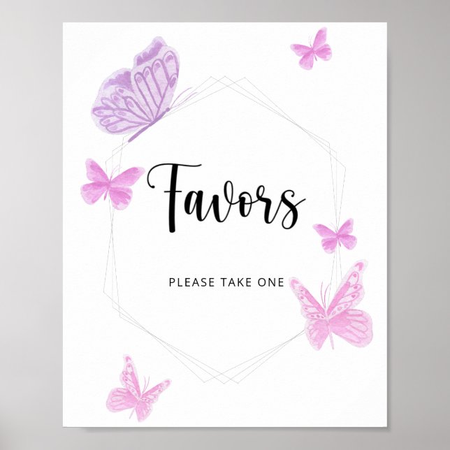 Butterfly is on the way \  Favors Poster (Front)