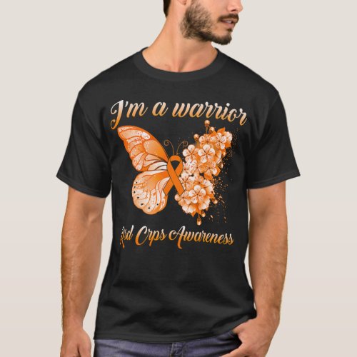 Butterfly Iu2019m A Warrior RSD CRPS Awareness  T_Shirt