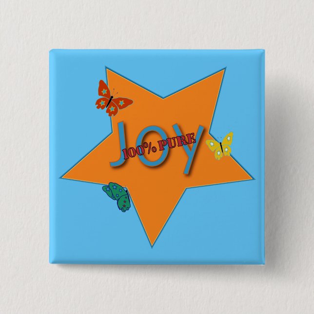 Butterfly Joy Button (Front)