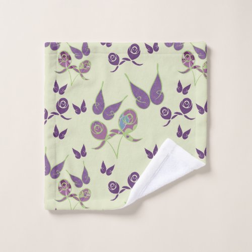 Butterfly Joy in Cream Wash Cloth