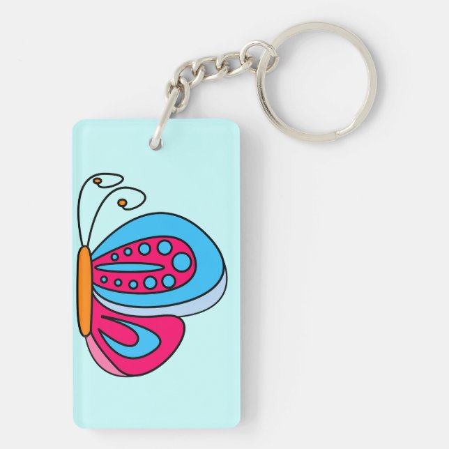 Butterfly Keychain (Back)