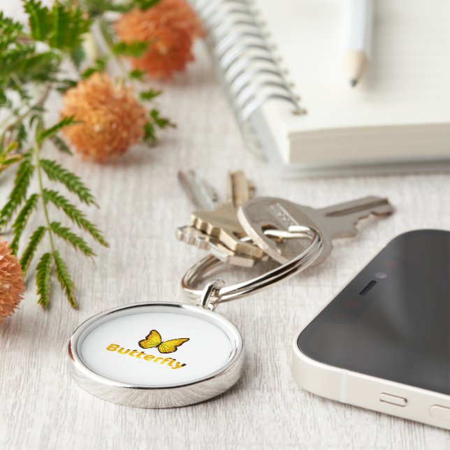 Butterfly Keychain (Side)