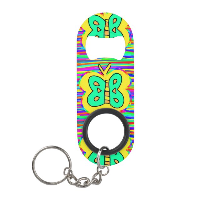 butterfly keychain bottle opener (Front)