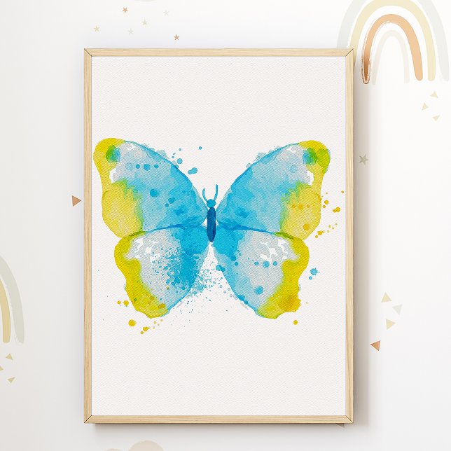 Butterfly Kids Room Poster Nursery Print (Creator Uploaded)
