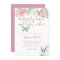 Butterfly Kisses and  Baby Wishes Pink Baby Shower
