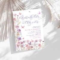 Butterfly Kisses and Baby Wishes Purple Pink Baby