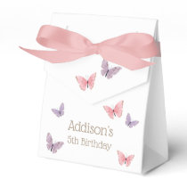 Butterfly Kisses and Birthday Wishes Birthday  Favor Boxes