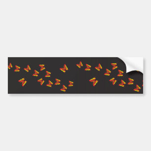 Butterfly Kisses and Dreams Bumper Sticker