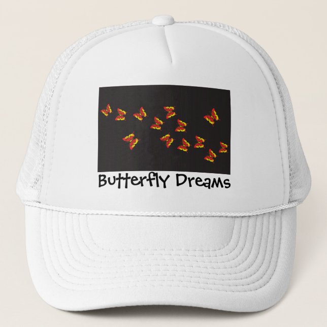 Butterfly Kisses and Dreams Trucker Hat (Front)