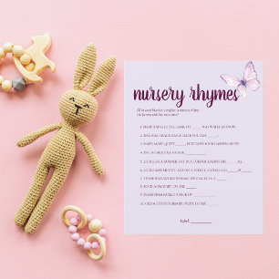 Butterfly Kisses Baby Nursery Rhymes Game Purple