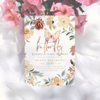 Butterfly Kisses & Baby Wishes Baby Girl Shower