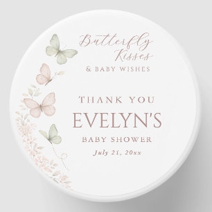 Butterfly Kisses Baby Wishes Baby Shower Favor Mini Candle Favors