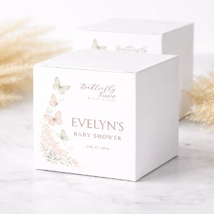 Butterfly Kisses Baby Wishes Boy Girl Baby Shower Favor Boxes