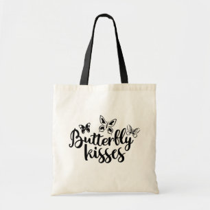Butterfly Kisses Butterflies Wedding Love Kiss Tote Bag