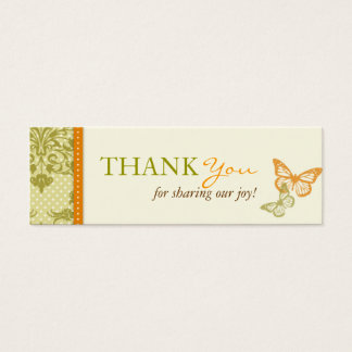 Butterfly Kisses Charming TY Skinny Card