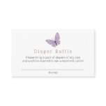 Butterfly Kisses Diaper Raffle Enclosure Card Butterfly Kisses Diaper Raffle Enclosure Card