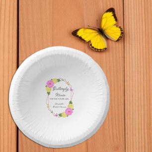 Butterfly Kisses For The Future Mrs. Bridal Shower Paper Bowls