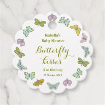 Butterfly kisses Girl Baby Shower Gift