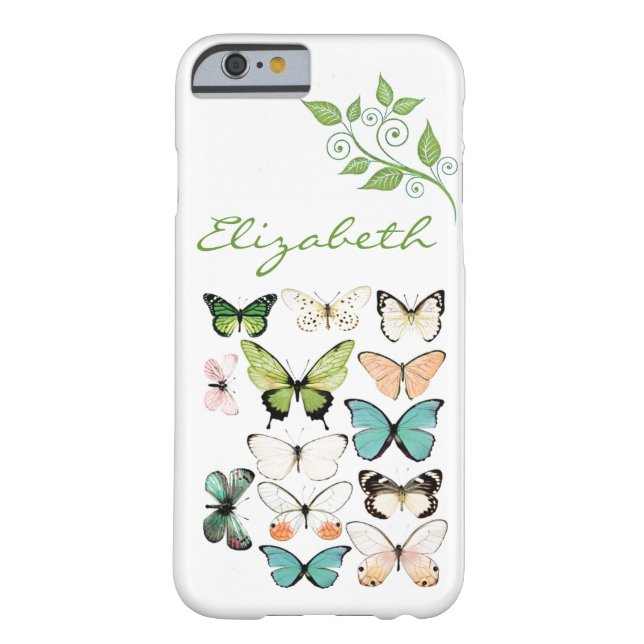 Butterfly Kisses iPhone 6 Phone Case (Back)