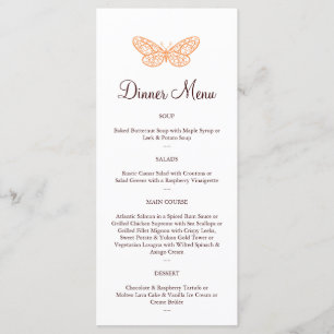 Butterfly Kisses Menu