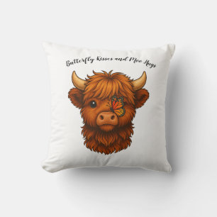 Butterfly Kisses & Moo Hugs – Throw Pillow