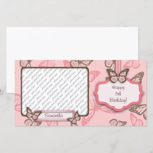 Butterfly Kisses PhotoCard II (Front/Back)