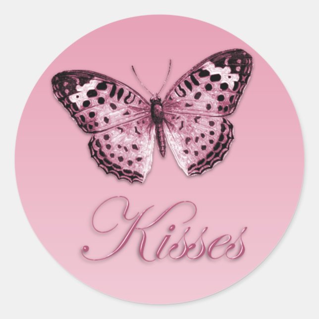 Butterfly Kisses Sticker (Front)