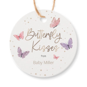 Butterfly Kisses Thank you Favor Tags