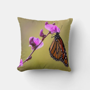 Butterfly Kisses Throw Pillow