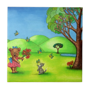 Butterfly Kisses Tile