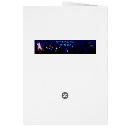 Butterfly Kitten Card (Back)