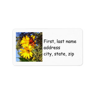 Butterfly Label