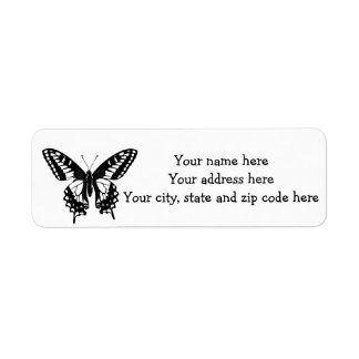 Butterfly Label