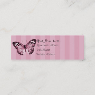 Butterfly Lady Skinny Profile Card