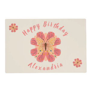 Butterfly Laminated Placemat