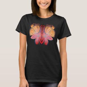 Butterfly landing on flower beautiful T-Shirt