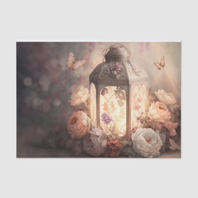 Butterfly Lantern Tissue Paper (Front)