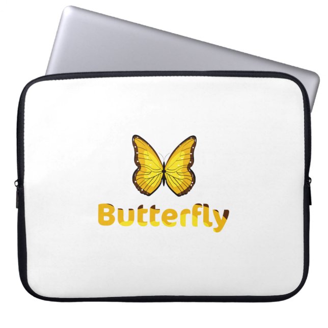 Butterfly Laptop Sleeve (Front)