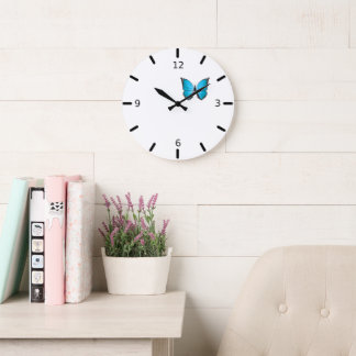 Butterfly Large Clock
