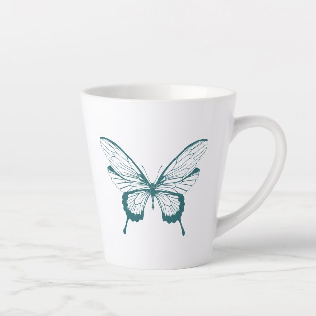 Butterfly Latte Mug (Right)