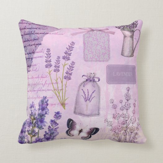 Butterfly Lavender Lilac Floral Ephemera 