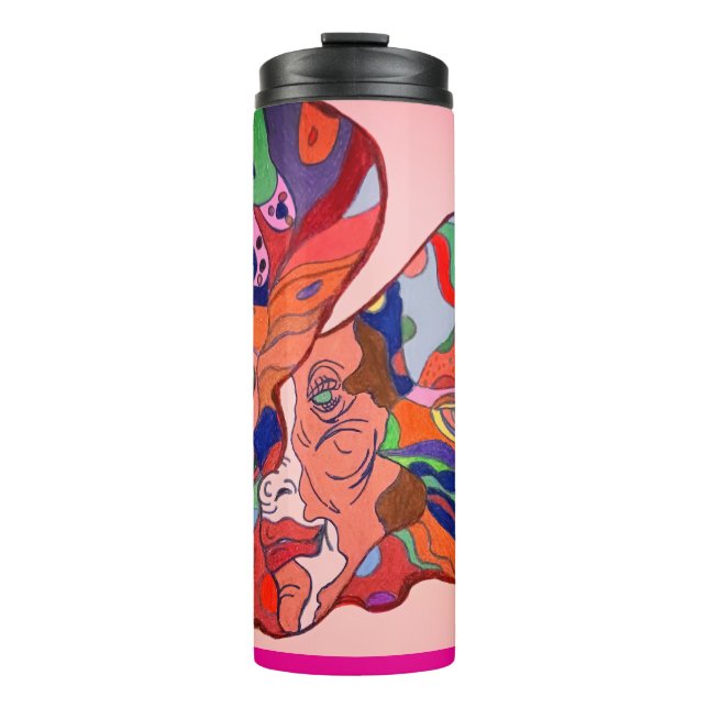 Butterfly Leaf Portrait Thermal Tumbler (Front)
