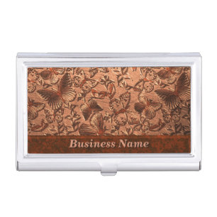 Butterfly Leather 1 Business Card Holder