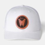 Butterfly Leather Patch Hat<br><div class="desc">Celebrate your feminine, free-spirited style with this personalized butterfly women’s hat featuring a delicate floral butterfly engraved on a leather patch. Perfect for everyday wear, beach days, festivals, road trips, or as a thoughtful gift for moms, sisters, best friends, and butterfly lovers. Customize the name to create a truly unique...</div>