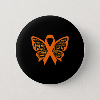 Butterfly Leukemia Awareness  Button